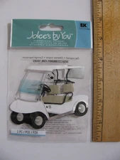 Jolee's by You Dimensional Stickers GOLF CART 1 Piece NIP