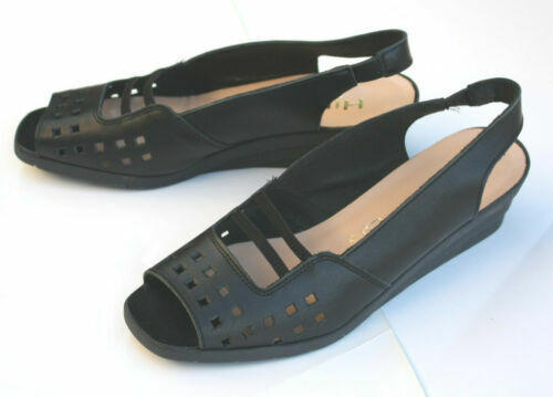 Sandales Gladiateur Femme Ippon Vintage En Cuir Noir - Taille 37, Neuves Avec Emballage