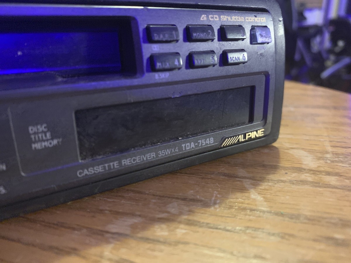 ALPINE CDA-786J TDA-564B 当時物 送料込み ALPINE CDA-786J TDA-564B