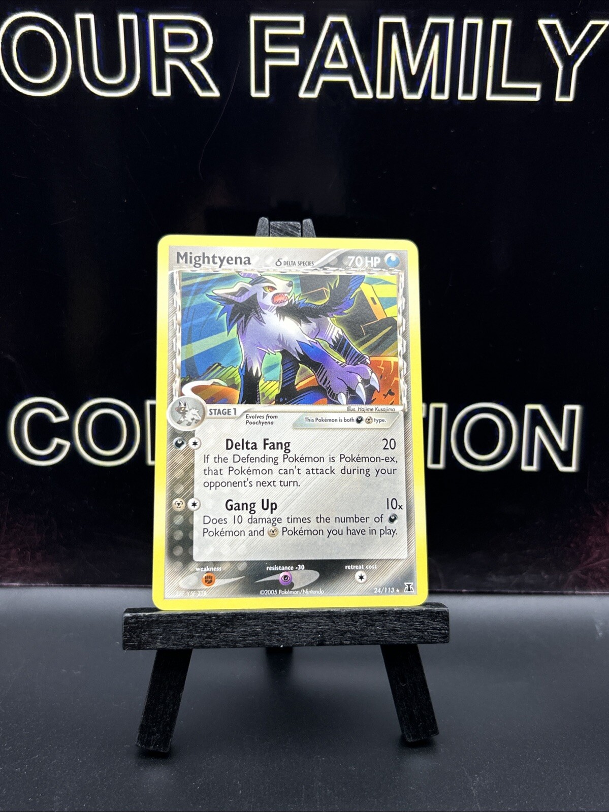 Pokemon TCG EX Delta Species 24/113 - MIGHTYENA (Delta Species) Regular Rare NM