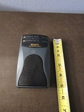 GPX Personal AM/FM Radio Model A2093 Black W/Built In Speaker Tested Working