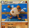 Pokémon TCG Primeape HS Unleashed 22/95 Regular Rare 90 LP 2010 LP