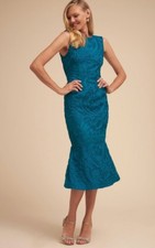 BHLDN Nevado Midi Sleek Dress Size 0 Fitted  $260