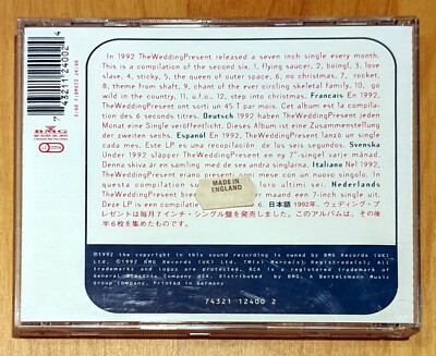 Hit Parade 2 - The Wedding Present (1993) UK/Europe CD RCA (74321