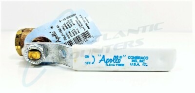 Apollo 3/8'' Brass Lead Free Ball Valve 70LF-120-01 