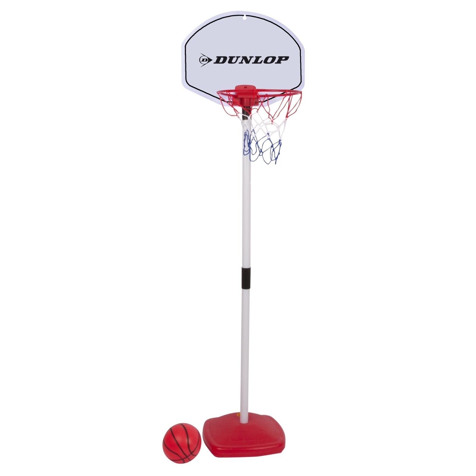 Tragbares Kinder Basketball Komplettset mit Netz Ständer Ball & Pumpe Garten Spiel Spielzeug