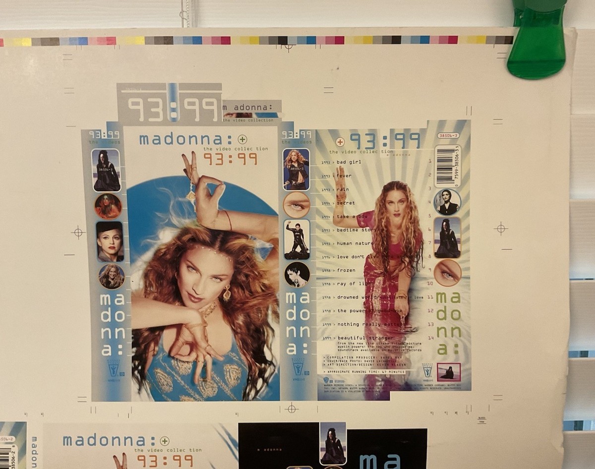 MADONNA PHOTO PROTOTYPE FOR THE VIDEO COLLECTION 93:99 RARE | eBay