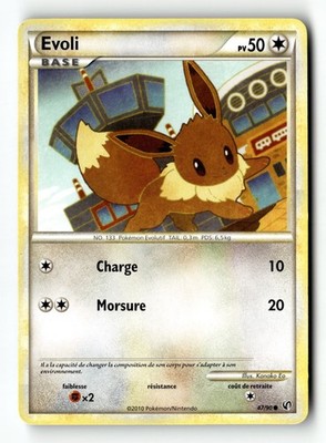 Pokemon Karte Eevee (47) LP Unerschrocken 47/90