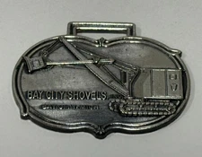 Vintage Advertising watch fob Bay City shovels Michigan IWFAI collector 1987