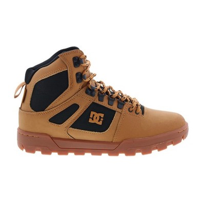 DC Pure High-Top Winter Boot Mens Brown Skate Inspired Sneakers Shoes 8