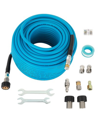 #ad Sewer Jetter Kit for Pressure Washer 150FT 1 4quot; M NPT 5800PSI Drain Cleaner Hose $96.53