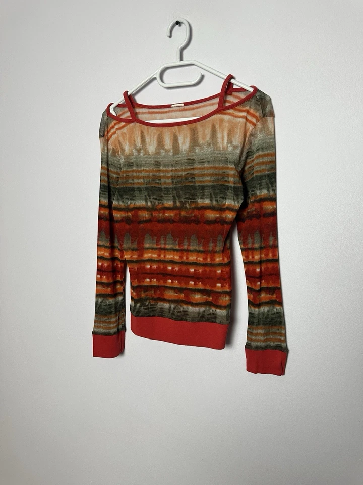 Top de malla vintage Y2K estilo JPG para mujer talla S Foto 2 de 4