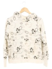 TCM Damen Kapuzenpullover Hoodie Gr. 38/M Beige Sterne Casual