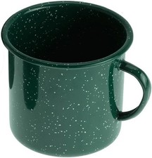 GSI Outdoor 25208 Green Enamel Cup Mug Camping 12 oz Pack of 1