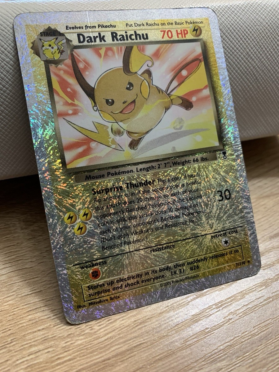 Dark Raichu 7/110 Legendary Collection Reverse Holo Rare | eBay