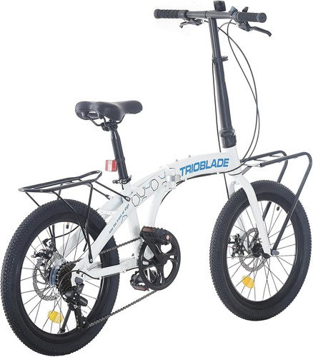 20" Folding Bike Adult 7-Speed Lightweight Disc Brake Urban Commute - Picture 6 of 12