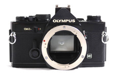 VINTAGE OLYMPUS OM-2N BLACK SLR CAMERA BODY 1979 SOLD FOR PARTS OR REPAIR 