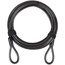 Flexible 33ft Security Cable - Vinyl-Coated Steel Wire
