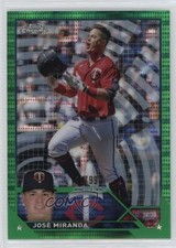 2023 Topps Chrome Green Sonar Refractor 41/99 Jose Miranda José Miranda #84 sh7