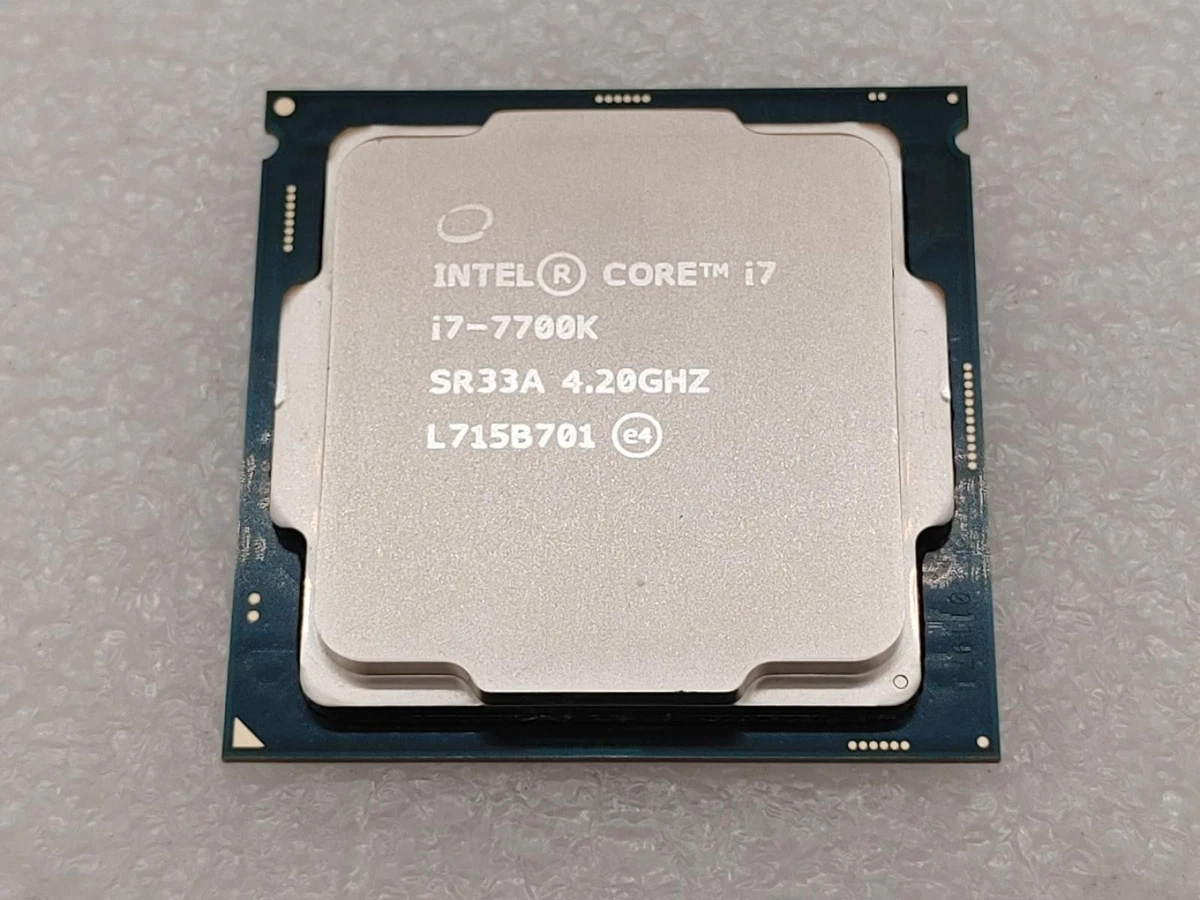 Intel Core i7-7700K Processor Model Computer Processors (CPUs) for