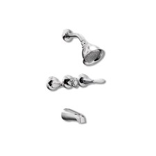 Moen Adler 3-Handle Chrome Tub and Shower Faucet 82663