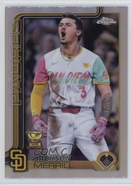 2025 Topps Chrome Refractor Jackson Merrill #61 18bz