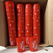0,2l Coca-Cola rote Trinkbecher mit Coca-Cola Logo, 132 St&uuml;ck Mehrwegbecher