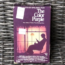 The Color Purple Sealed Betamax Tape 1987 Watermark Warner Bros Oprah Whoopi
