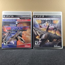 Top Gun Playstation 3 PS3 Game Lot - Wingman Edition & Hard Lock CIB Complete
