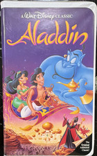 Walt Disney Home Video Aladdin VHS NTSC Animated Family G Classic 1992