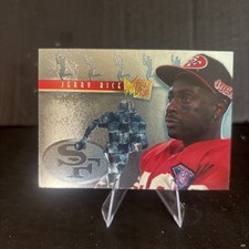 1995 Fleer Metal Jerry Rice Platinum Portraits Limited Edition #6 of 12