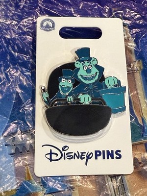 Disney Muppets Haunted Mansion Kermit Fozzie Bear Doom Buggy Pin New