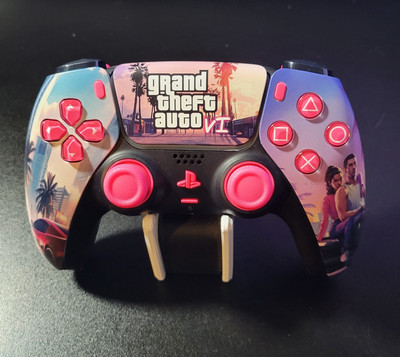 Custom GTA 6 Sony DualSense PS5 Controller With Hall Effect Sticks 