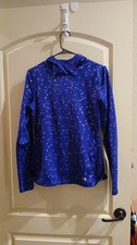 Under Armour Cold Gear Women's Medium Long Sleeve Blue Hoodie