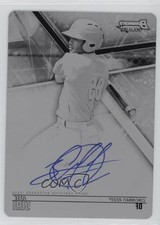 2018 Bowman's Best of Printing Plate Black 1/1 Jose Siri #B18-JS Auto 13iq