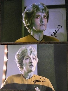 JOYCELYN O'BRIEN As MITENA HARO 2 Hand Signed Autograph 4X6 Photo S STAR TREK