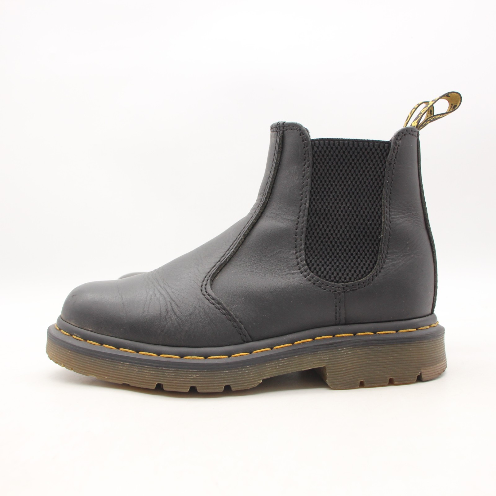 Doc Dr. Martens 2976 SR Women's Size 6 Black Classic Leather Chelsea Boots NJ004 thumbnail 2