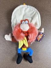Vintage ACE 1995 Yosemite Sam Looney Tunes Warner Bros Stuffed Plush Toy - NEW