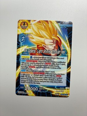 SS Gogeta, Light Shining Through Hell Critical Blow Dragon Ball Super NM