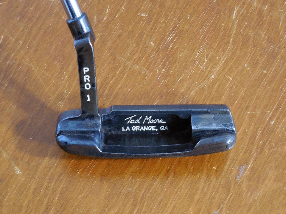 Tad Moore Pro 1 La Grange GA Carbon Steel blade putter Sik grip 34 inch - Image 4 of 4