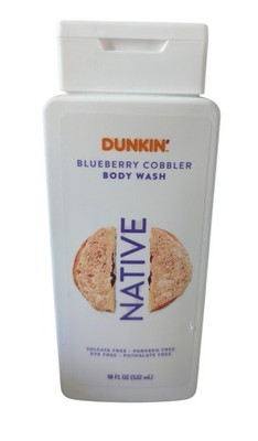 NATIVE DUNKIN BLUEBERRY COBBLER BODYWASH LIMITED EDITION NEW