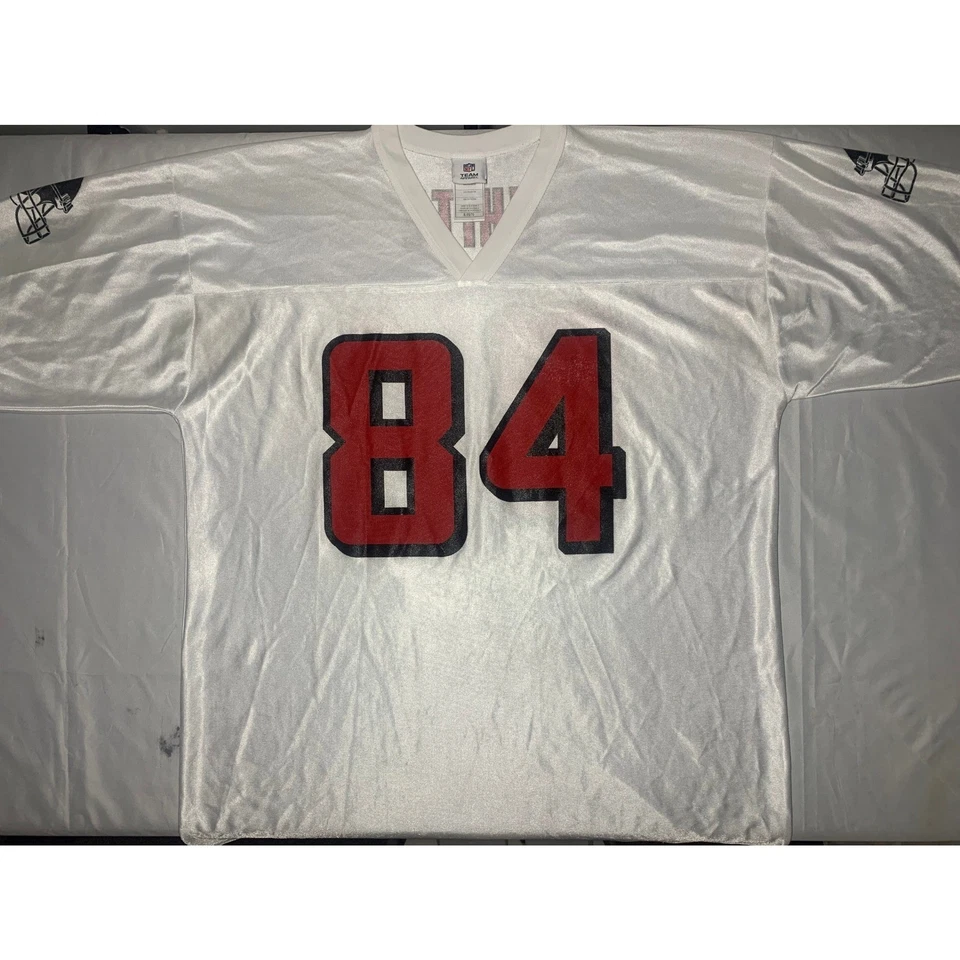 Camiseta deportiva vintage Reebok Atlanta Falcons Roddy blanca #84 Team Apparel XL Foto 2 de 4