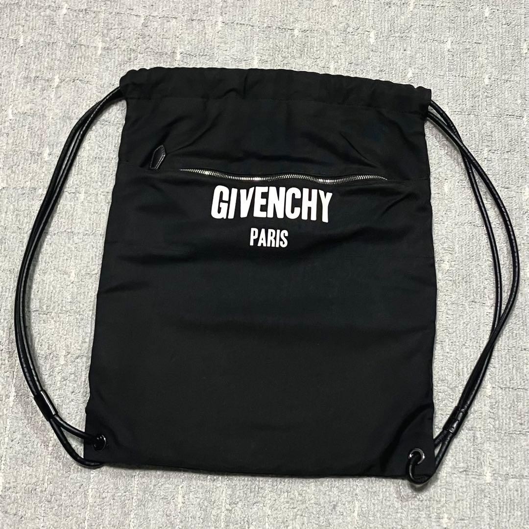 Givenchy Knapsack Backpack Drawstring Bag Black Canvas thumbnail 2