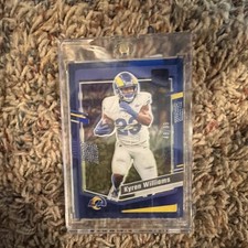 Panini 2023 Clearly Donruss Kyren Williams #30 Blue /99 Los Angeles Rams NFL