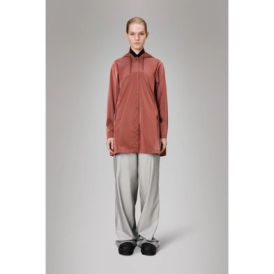 RAINS NEW A-Line W Waterproof Jacket 18050 in Honor/Rust Size Medium