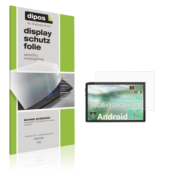 2X Schutzfolie Matt FüR Ubdxbd Z90 Displayschutzfolie Folie Display Schutz Dipos-image