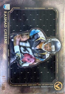 2015 TOPPS VALOR JUMBO RELIC DIE CUTS#VJR-RG RASHAD GREENE /300