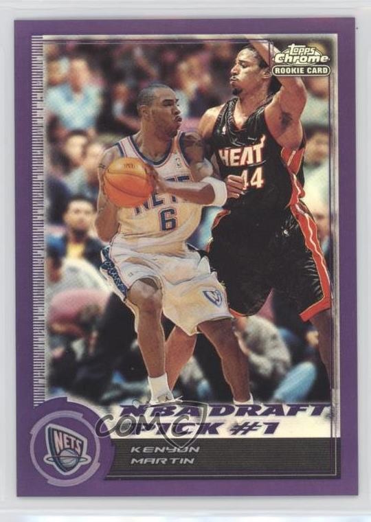2000-01 Topps Chrome Refractor 68/199 Kenyon Martin #151 Rookie RC 3c7