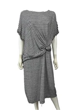 GAP Nautical Navy Stripes Relaxed Knotted Casual Day Play Resort Cruise Dress XL