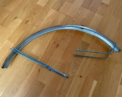 Peugeot 28" Straßen-Rennrad Vorderrad Schutzblech Chrom Vintage - Bild 1 von 4